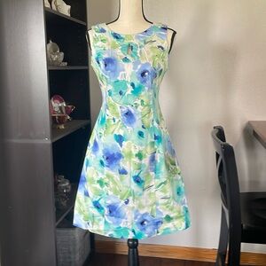 Chaps Women’s Sz 4 Floral Print Tank Dress